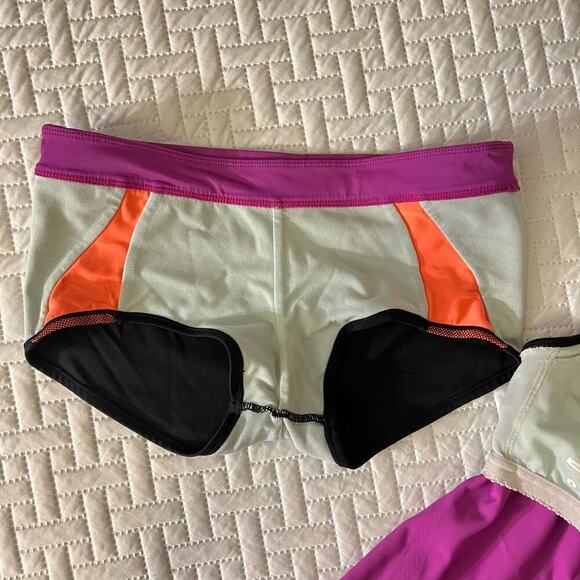 Nike RARE Womens sz S Athletic Set Booty Shorts & Racerback Tank Sport Matching - Picture 9 of 12